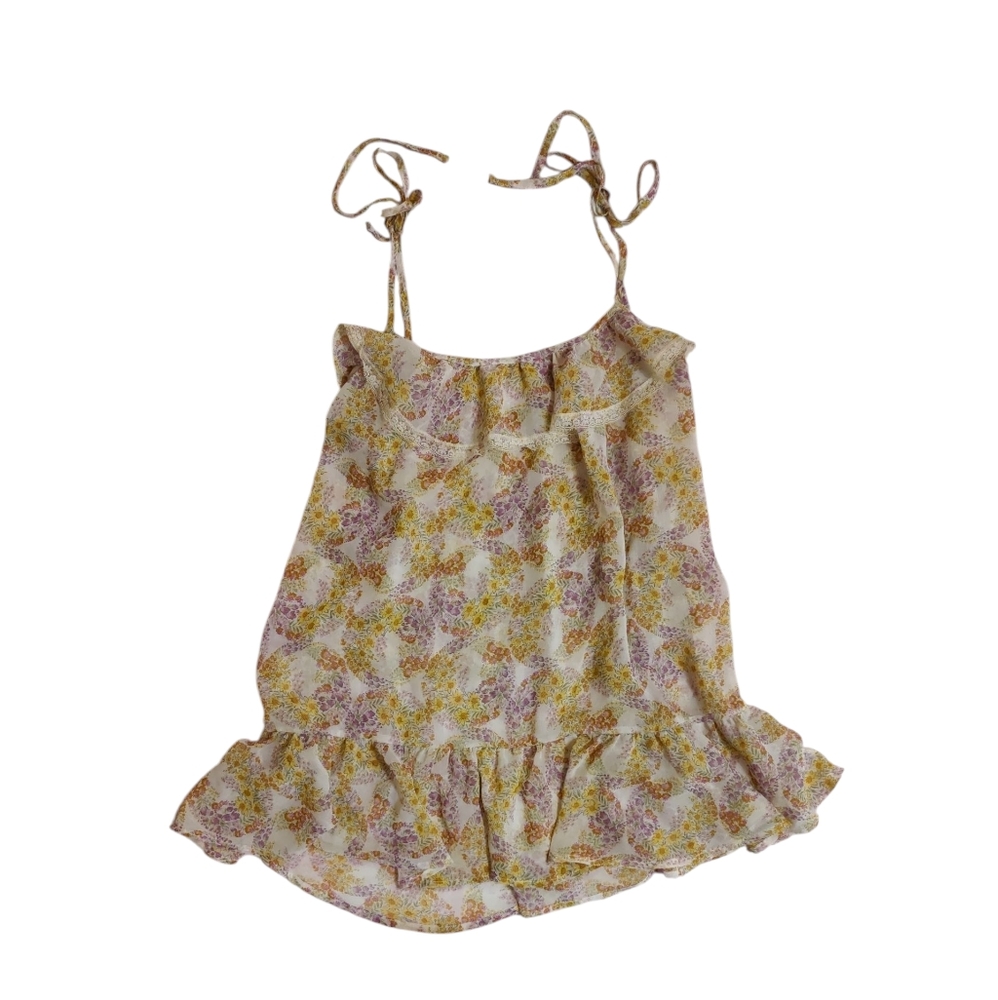 Heritage 1981 Floral Tie-Strap Blouse